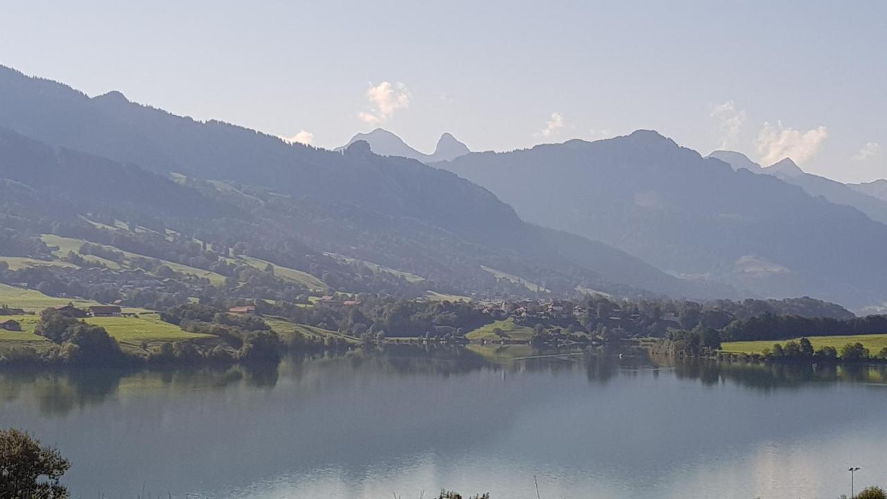 Petite Maison Sur La Colline Du Gibloux: 1Chambre,1 Salon Et Salle De Bain Prives Au Rez De Chausse, Piscine Exterieur Et Bbq , Le Châtelard-Montreux Exterior foto